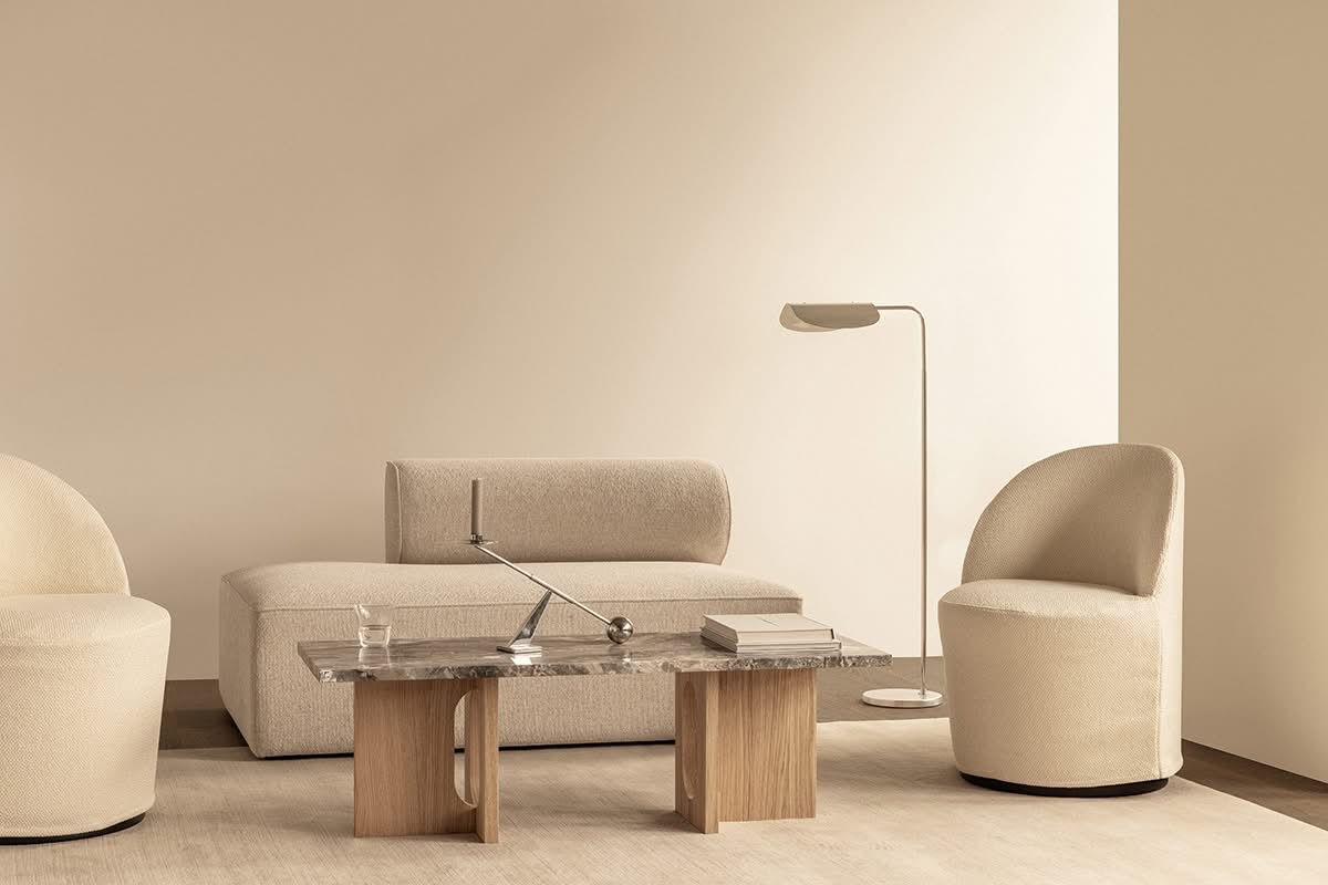 Audo Tearoom Club Chair Swivel Loose Cover Androgyne Lounge Table Grey Galaxy Eave Sofa Wing Floor Lamp