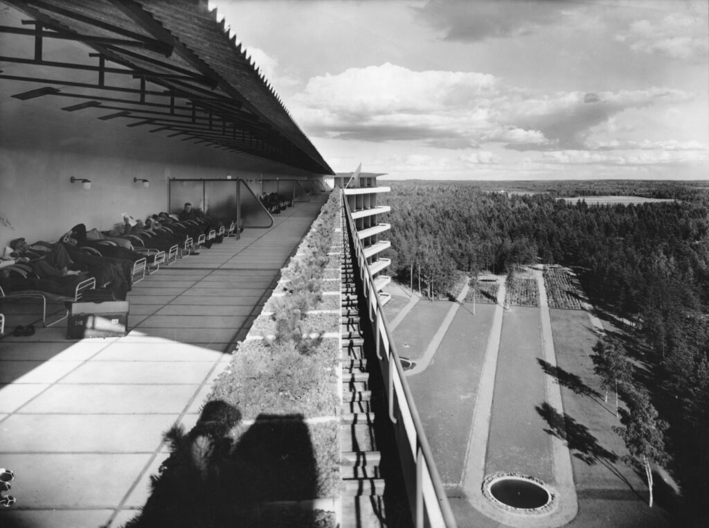 Paimio Sanatorium 1929–33 photo Gustaf Welin © Alvar Aalto Foundation 50 003 266 MS 1024x762