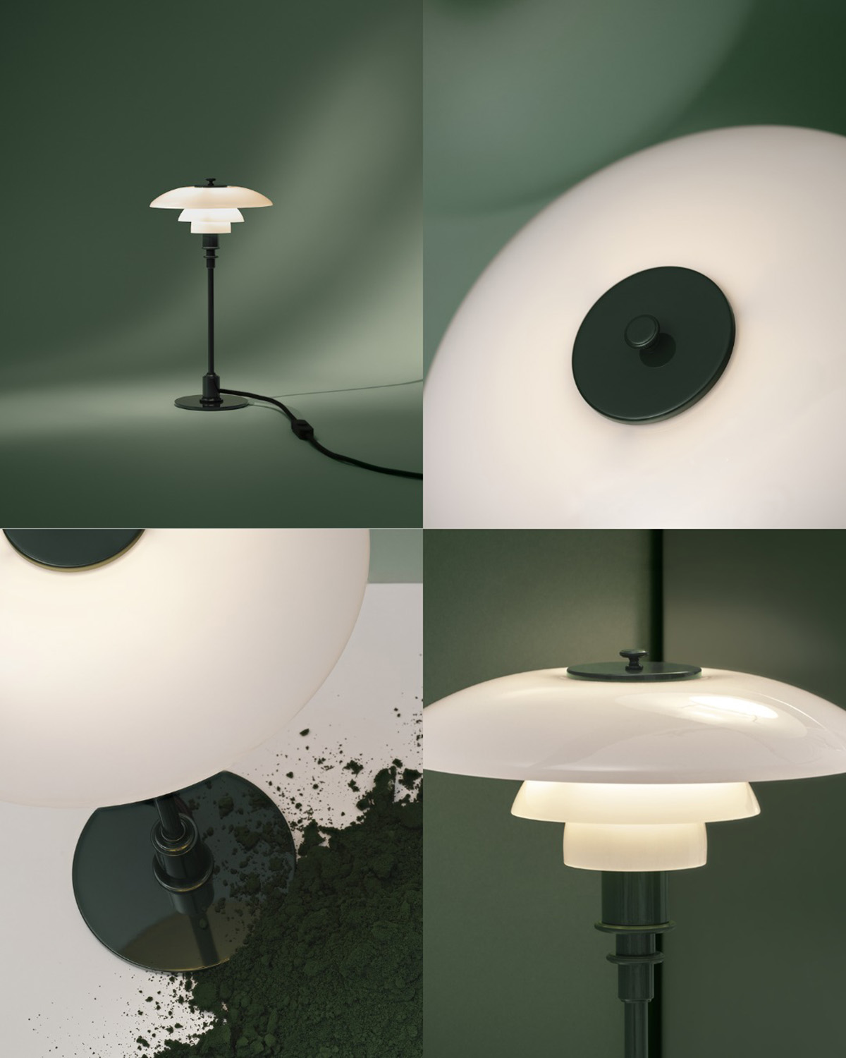 AW26 PH 2 1 Table Green collection AW26 PH 2 1 Table Green collection