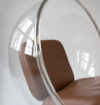 Bubble Chair was designed by professor Eero Aarnio in 1968 and it has since become an iconic and timeless piece for its delicate looks.