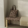 Artek Zebra 2026 in situ bench 168B Brown Zebra tote bag master