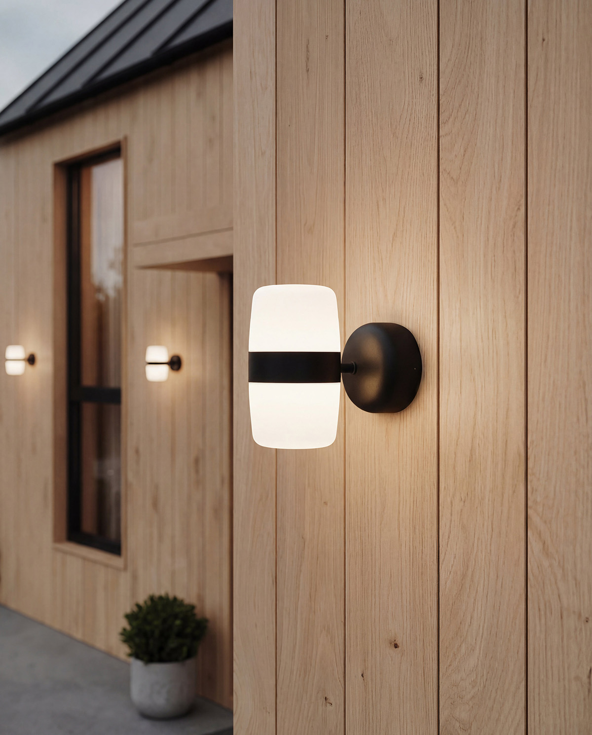 Hall black on house closer Northern Birger Dahl