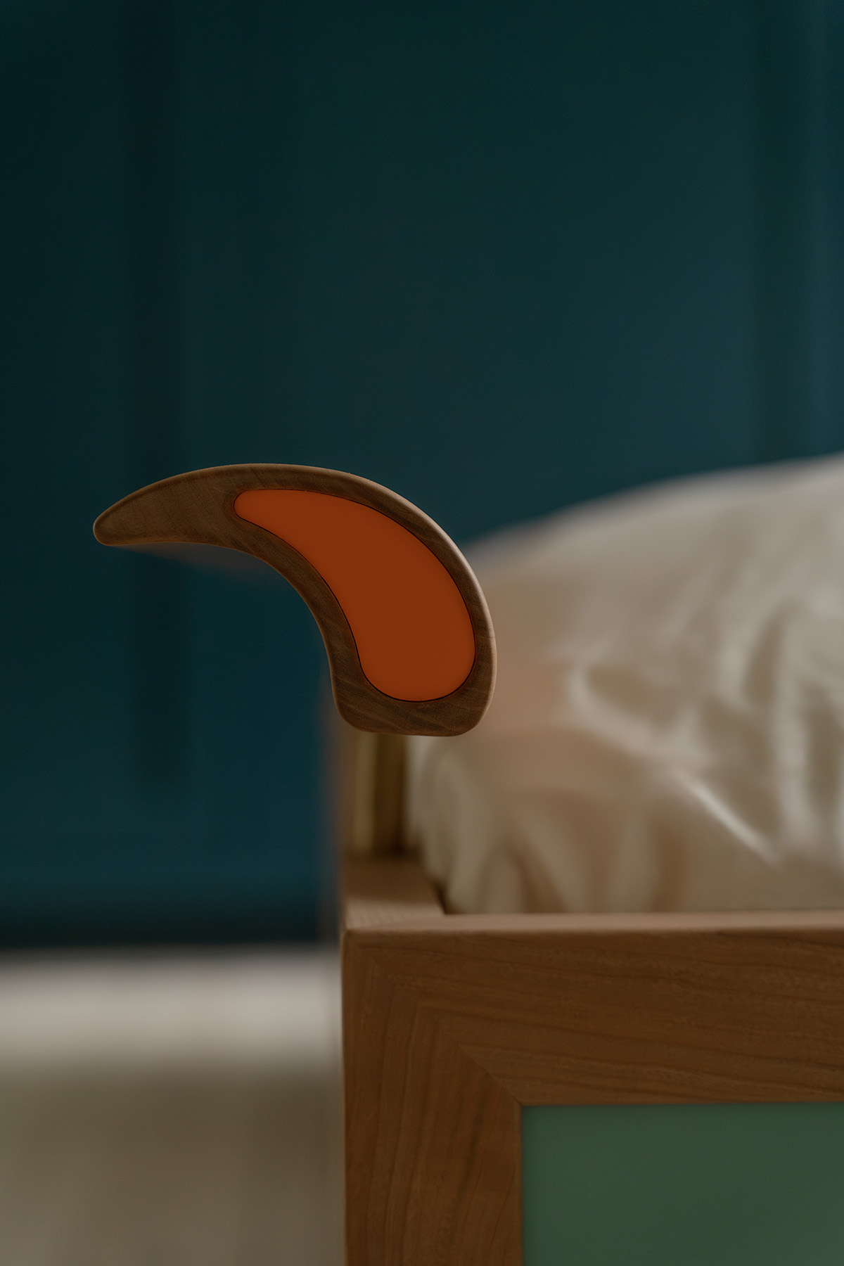 The Wilhelm Hansen Bed Cherry Wood 07
