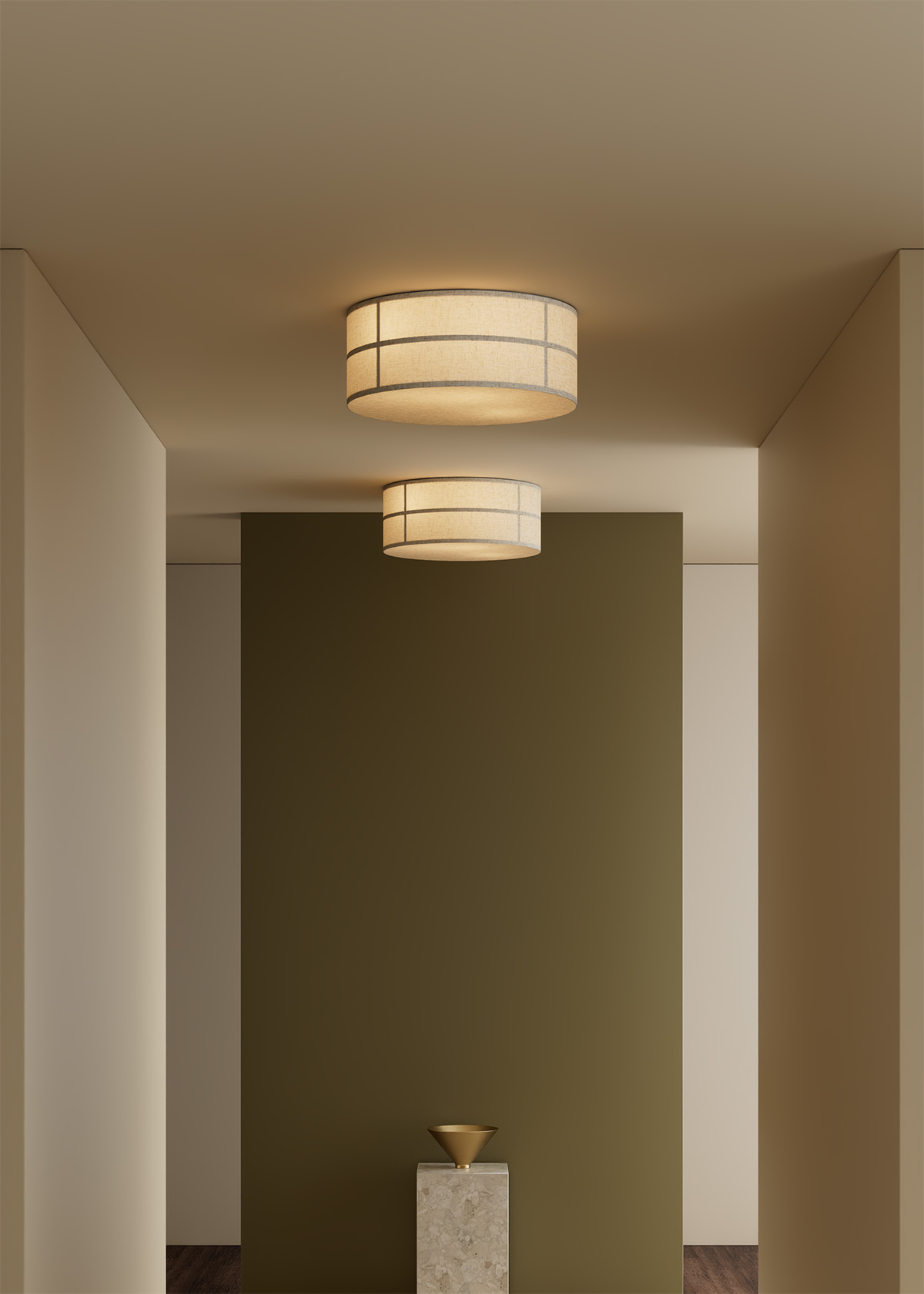 Audo Hashira Ceiling Lamp Plinth Tall Divot Bowl 2 Audo Hashira Ceiling Lamp Plinth Tall Divot Bowl 2