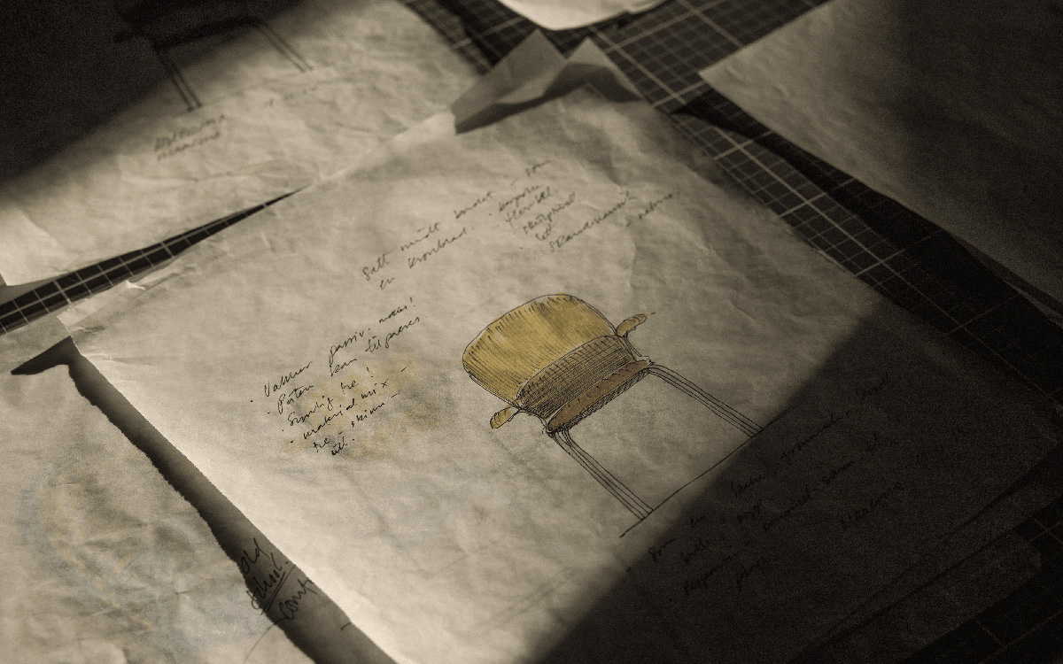 Fogia Lifestyle image Flora Armchair sketches at Grung Engesvik 05