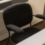 Fogia lifestyle image Flora Armchair Karakorum 006 RAL 9005 at Grung Engesvik 01