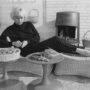 Fotokredit Arne Magnussen Chill Basket Kaminstol i hornbæk 1962