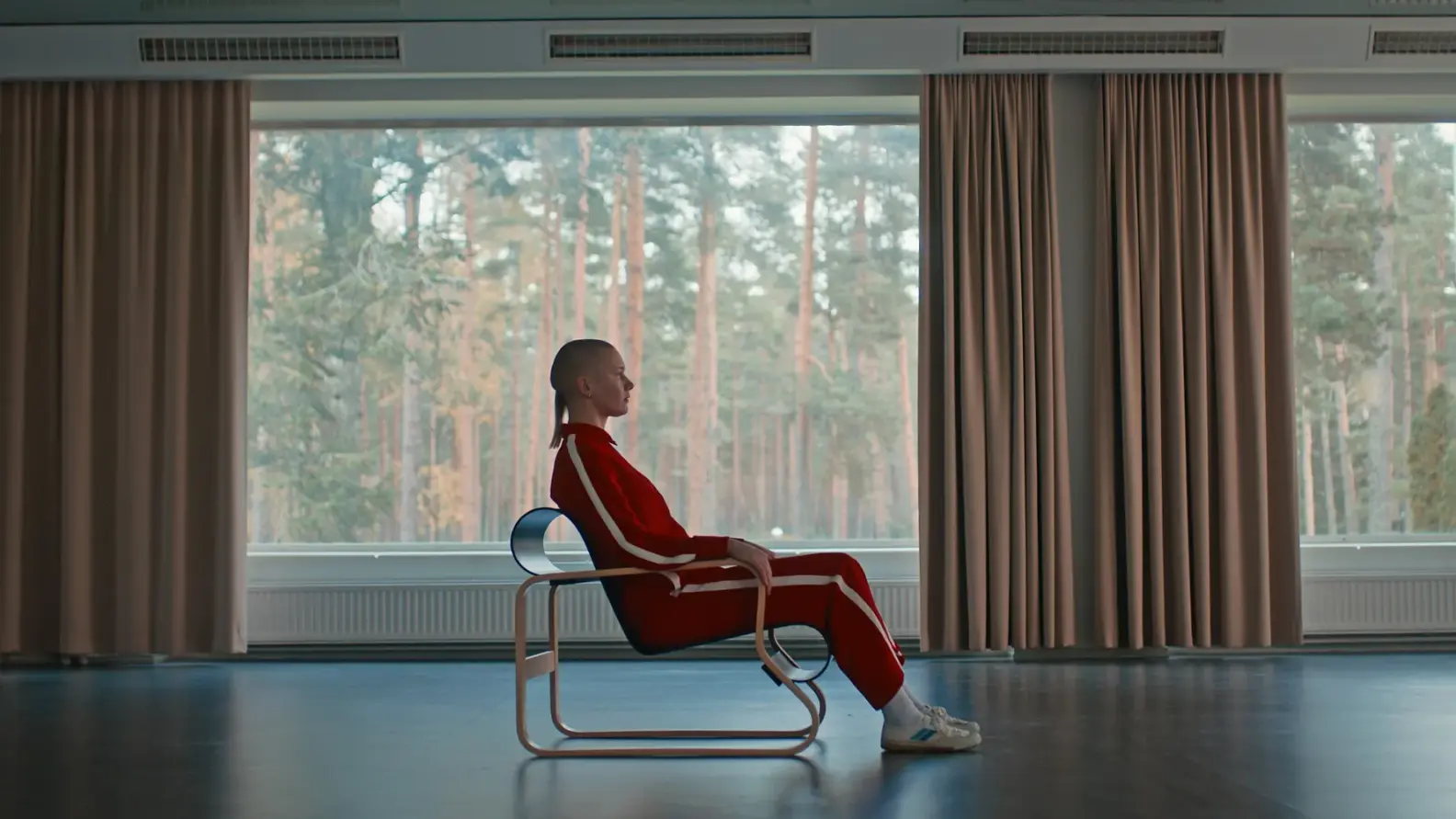 Still from Other Actors (2025), Ilona Sagar’s film installation on the Paimio Sanatorium