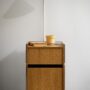 MOEBE Storage Box System IC Storage Tower Bedside Oak Stainless Steel Low Res 07