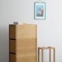 MOEBE Storage Box System IC Storage Tower Tall Wheels Oak Stainless Steel Low Res 00 STWWOSSL