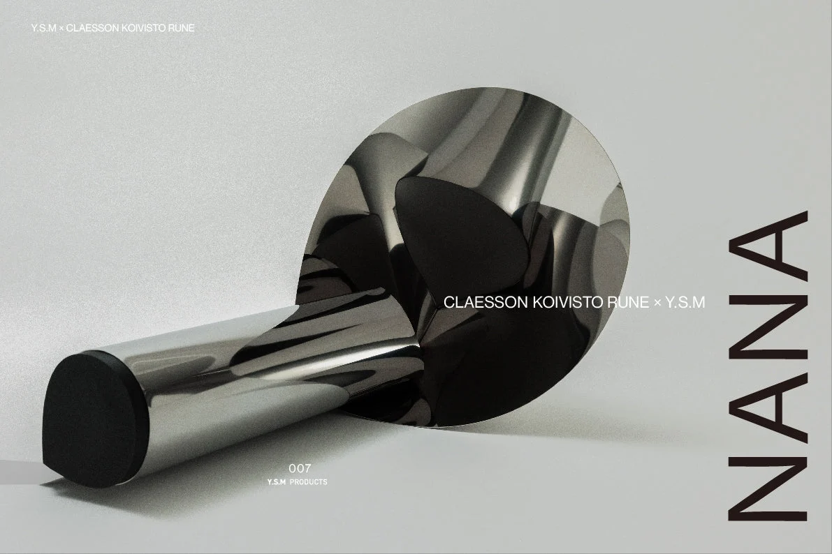 NANA prototype by Claesson Koivisto Rune for Y.S.M PRODUCTS in folded sheet metal