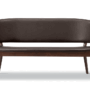 ND 5082 leather darkbrown walnut