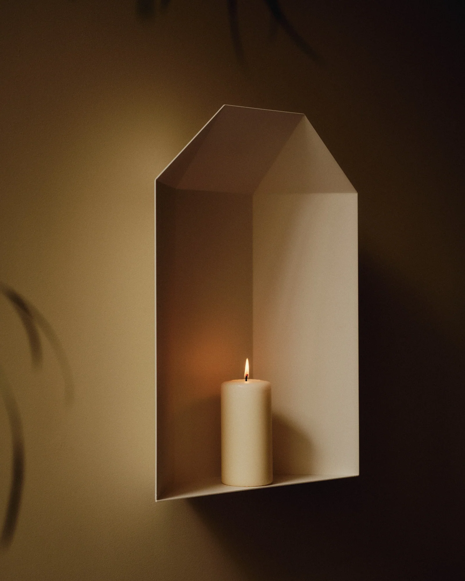 Niche Large in Blanc