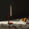 Museum Candle Holder by TAF Studio for String Furniture in deep red Gloss 80