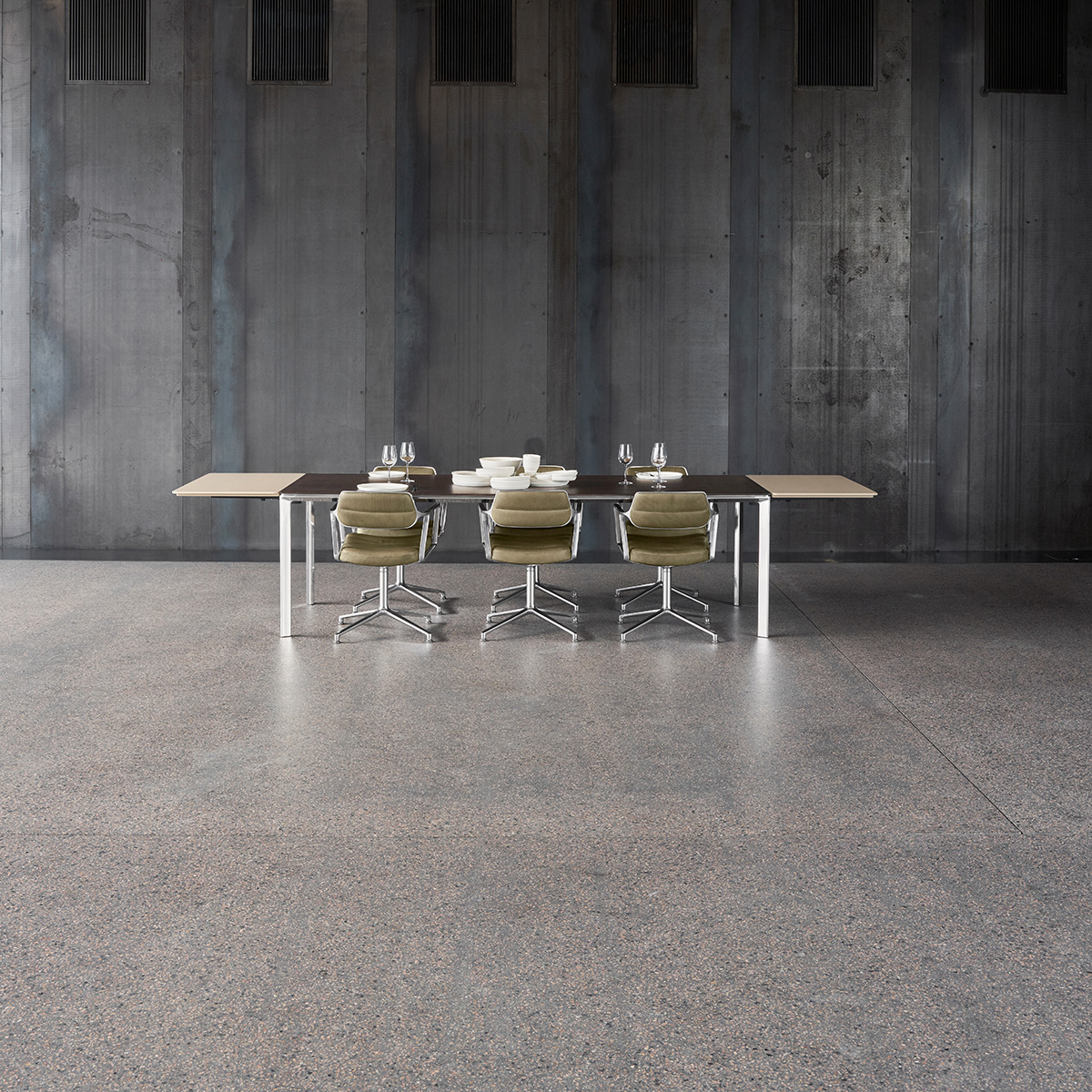 vipp 434 dining table large dark oak 03